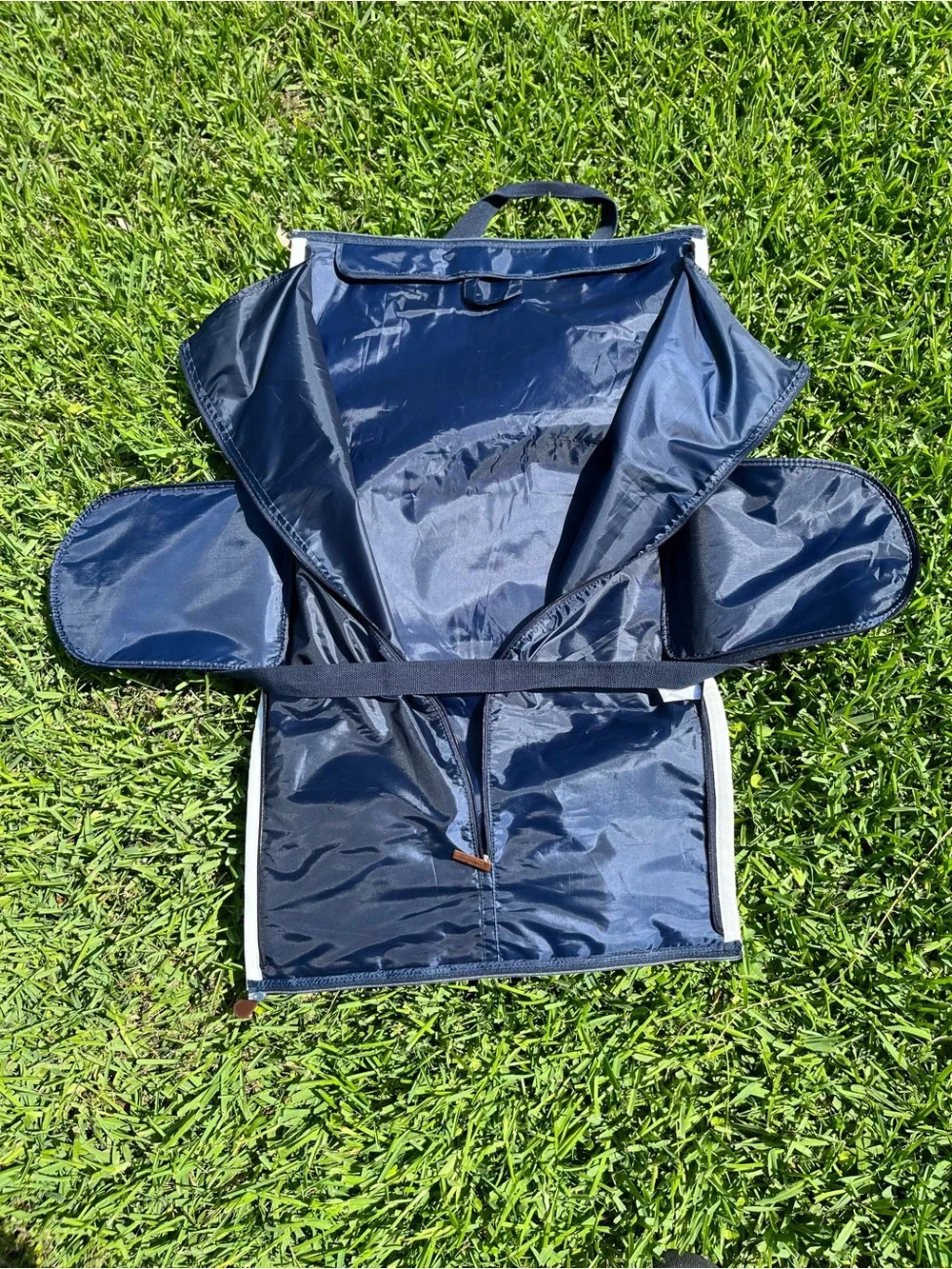 Polo Ralph Lauren Navy 2 in 1 Garment Duffel Bag Weekender Travel